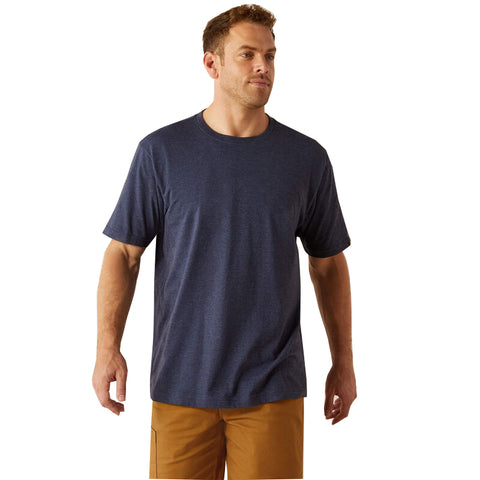 navy heather, Men's Rebar Cotton Strong Standard T-Shirt 1007