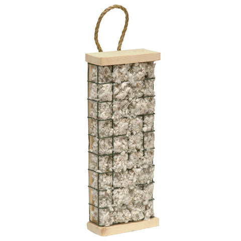 Nester box filled with nesting materials