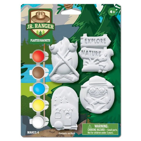 Jr. Ranger - 4-Pack Plaster Magnets Paint Kit 22559