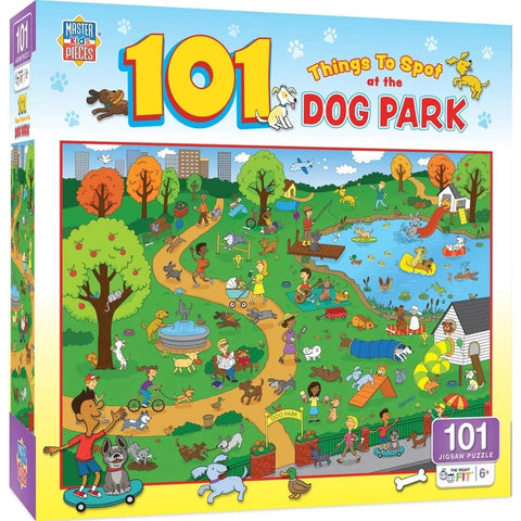 101 Things to Spot at the Dog Park - 101 Piece Jigsaw Puzzle 12650
