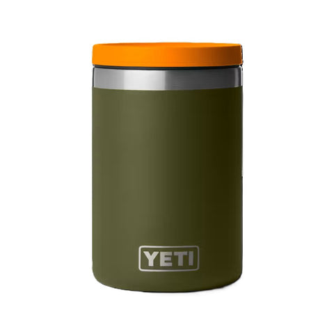 Yeti Rambler 16 oz. insulated food jar in olive