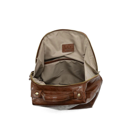 Open Joy Susan Maggie modern backpack in saddle