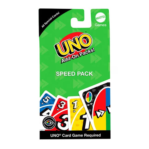 UNO Add-On-Packs Speed Pack Card Game JCV57