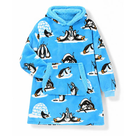 out cold, Children's Long-Sleeve Blanket Hoodie KBH