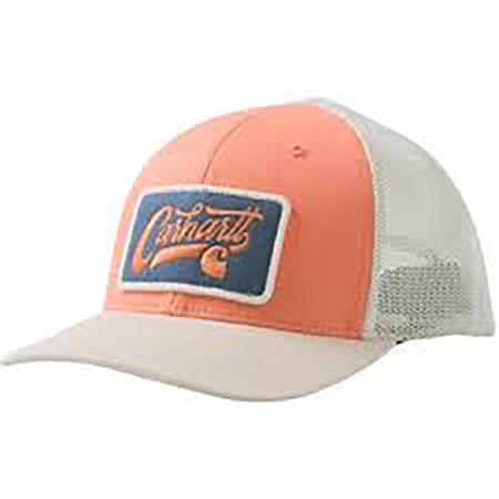 peach pink, Children's Twill Trucker Hat CB5802