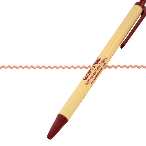 Pink rick rack with pen