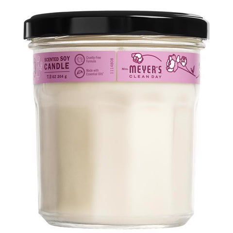 Mrs. Meyers Clean Day soy wax candle in peony scent