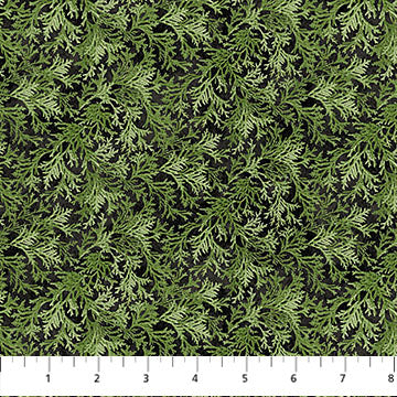 pine tree, Winter Woodland Cotton Fabric Collection 288