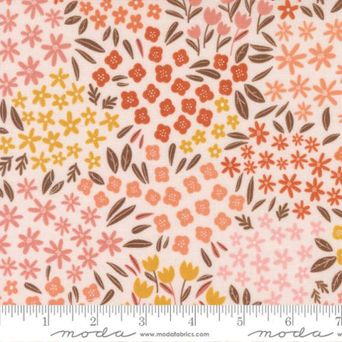 pink, Blossoms and Blooms Collection Small Floral Cotton Fabric 39052