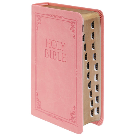 pink, KJV Compact Bible with Thumb Index EN10