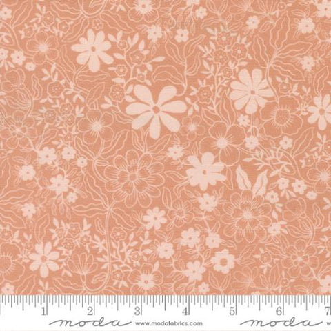 pink, Feather and Forest Bloom Collection Pollen Sprinkles Cotton Fabric 14147