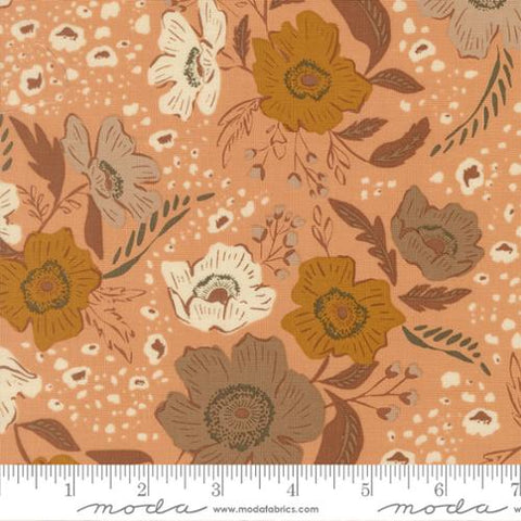 pink, Wellspring Collection Floral Flourish Cotton Fabric 45670
