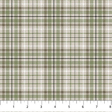 plaid, Winter Woodland Cotton Fabric Collection 288