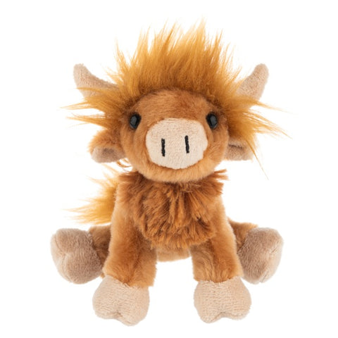 Soft Spots Highland Cow Plush Toy H15456 front view