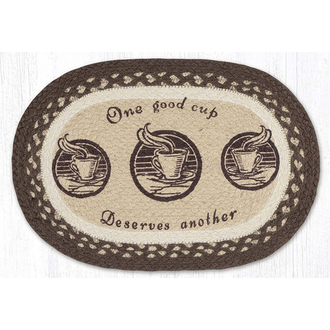 one good cup placemat