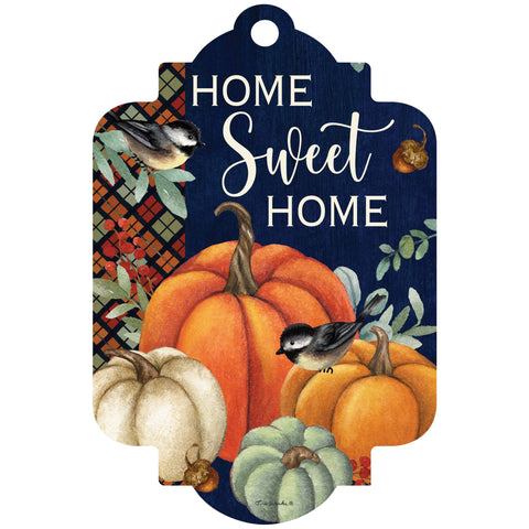 Custom Decor Deluxe Door Decor sign showing Pumpkin Home