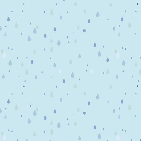 raindrops, Lucky Duck Collection Cotton Fabric 89