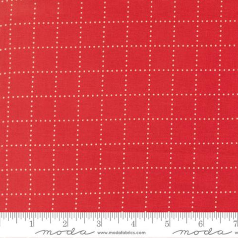 red, Bloomsberry Collection Checks and Plaids Cotton Fabric 55354