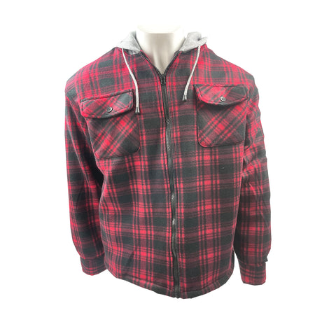 Red plaid jacket