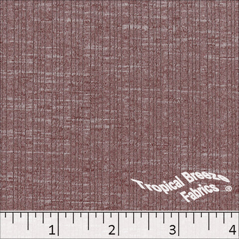 redwood, Ribbed Melange Knit Fabric 323616