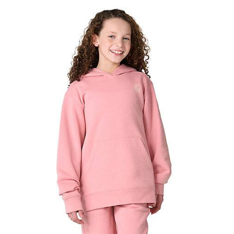 rosette, Girls' Long-Sleeve Hooded Logo Sweatshirt CA7204