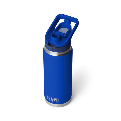 Yeti Rambler 26 oz Bottle with flip chug cap in royal blue