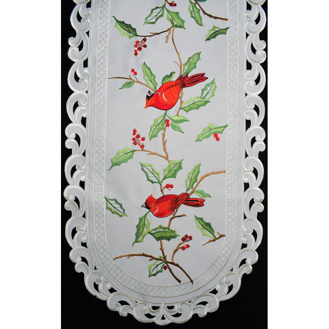 Sinobrite Cardinal Holiday Table Runner
