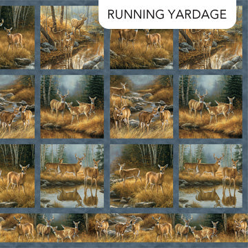 running blocks, Birchwood Collection Cotton Fabric 291