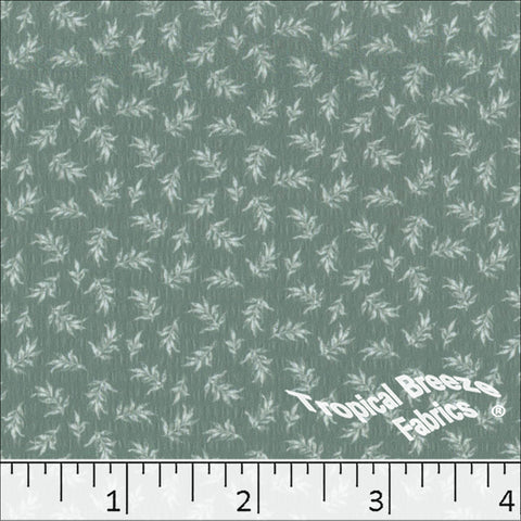 sage, Crepe Ripple Print Polyester Fabric 042621