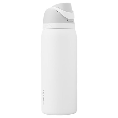 Owala FreeSip 40 oz water bottle in shy marshmallow white