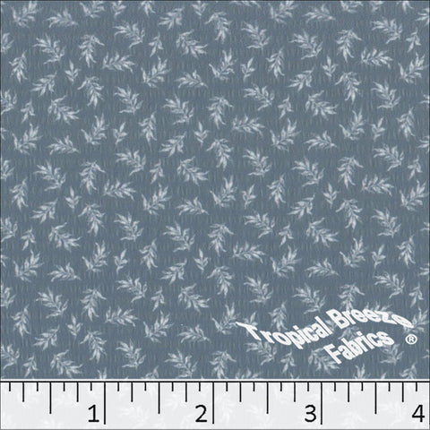 slate blue, Crepe Ripple Print Polyester Fabric 042621