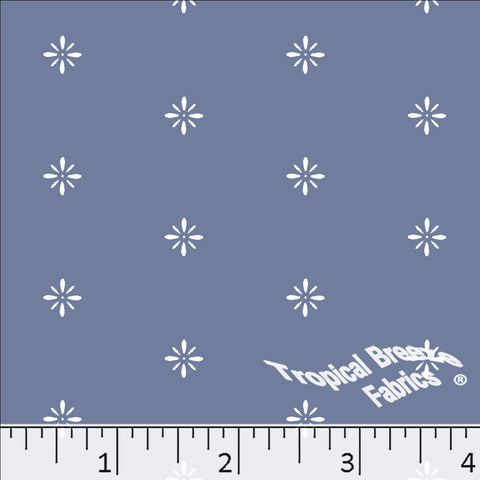 slate blue, Standard Weave Poly Cotton Fabric 6346