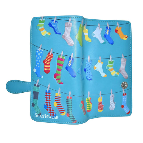 Socks on the Line wallet