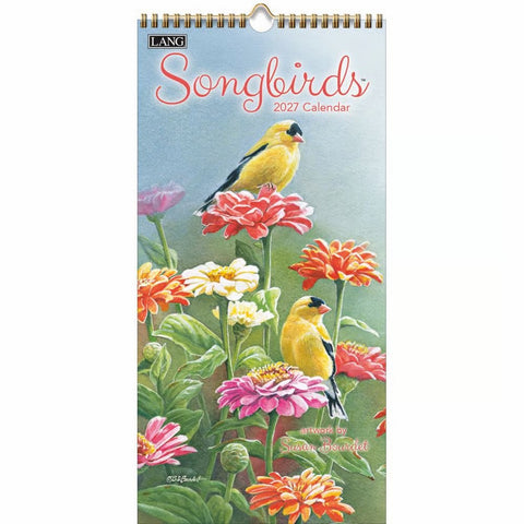 songbirds, 2027 Vertical Wall Calendars 2799107