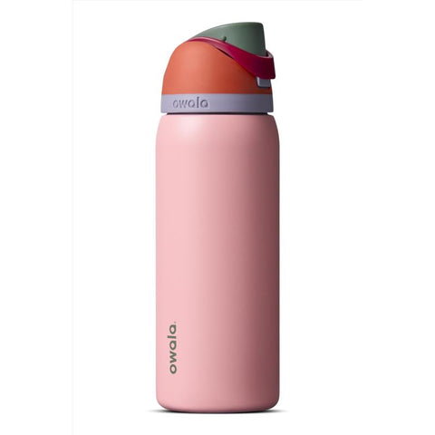 Owala FreeSip 32 oz water bottle in sugar high pink