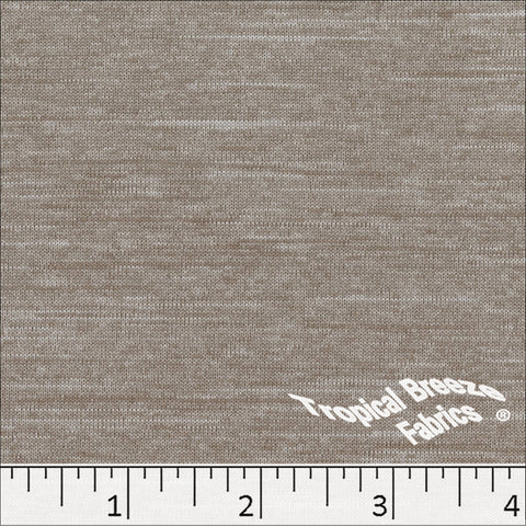 tan, Melange Jersey Knit Fabric 323613