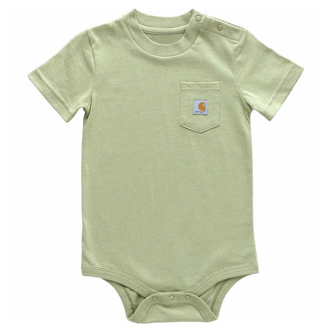 tea, Infants' Short Sleeve Pocket Bodysuit CA5009
