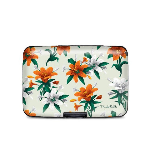Frida Kahlo Tiger Lilies RFID Armored Wallet