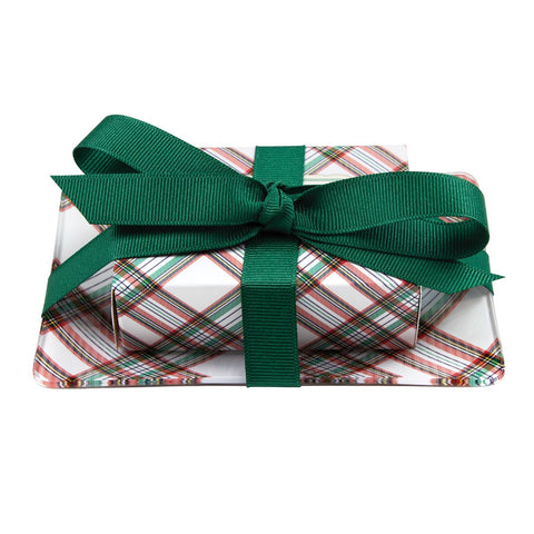 Vintage Plaid Gift Soap Set GSS363