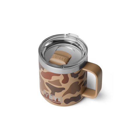 Yeti Rambler 10 oz Stackable Mug in wetlands camo