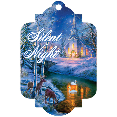 Custom Decor Deluxe Door Decor sign showing Winter Church
