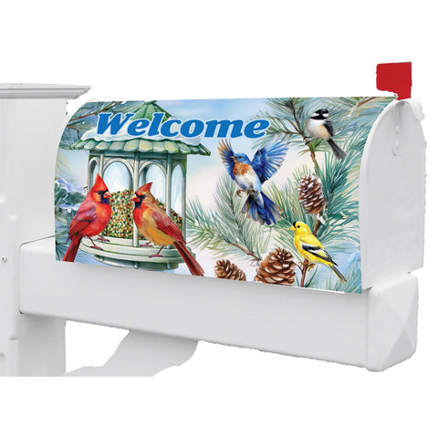 Winter Feeder mailbox makeover