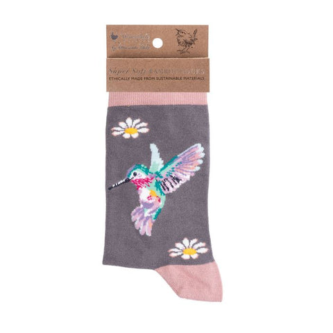wisteria wishes, Women's Stitched Socks