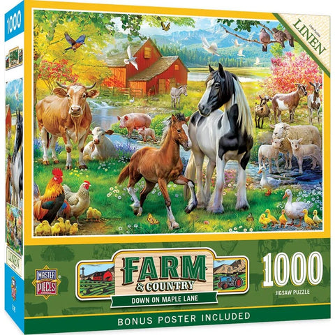 Down on Maple Lane 1000 Piece Jigsaw Puzzle 72643