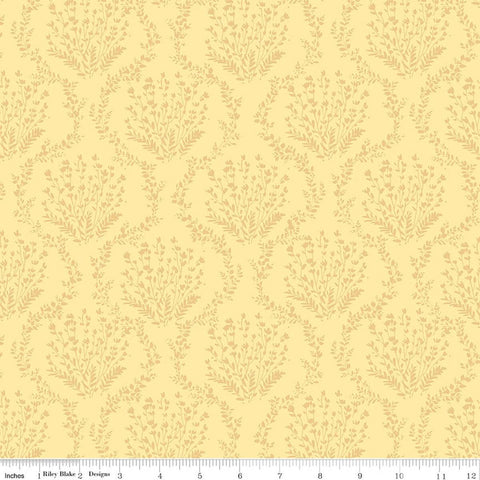 yellow, Sketchbook Collection Vines Cotton Fabric CD17523