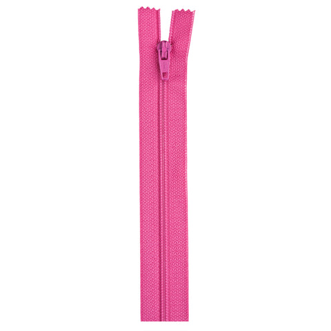 Dark rose 22-inch zipper