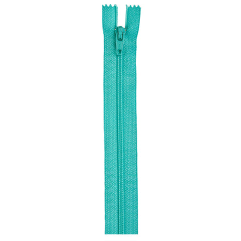 Dark turquoise zipper
