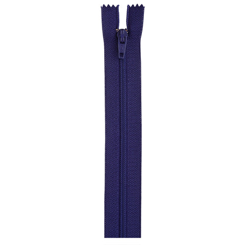 Deep purple 22-inch zipper