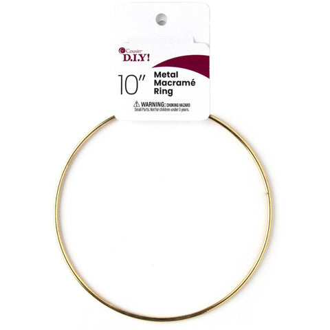 10-inch macrame ring
