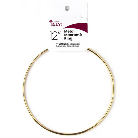 12-inch macrame ring